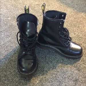 Black Doc Martens boots